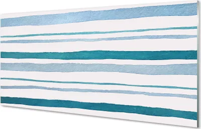 Produktbild von Glasbilder 120x60 Wandkunst unregelmäßige Streifen