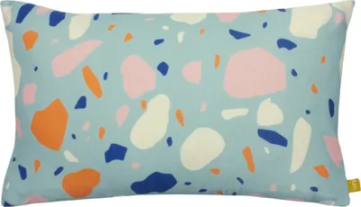 Produktbild von Furn - Kissenhülle "Terra" RV2333 (30 cm x 50 cm) (Aquablau)