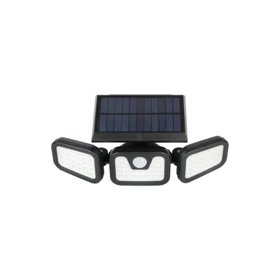 Obrázek produktu pro LED solární světlo 74 x LED SMD 20W 800lm s integrovaným senzorem pohybu a soumraku Venkovní nástěnné světlo Venkovní osvětlení 74 x LED SMD 20W 800lm