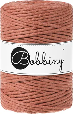 Zdjęcie produktu dla Bobbiny Macrame Cord 5 mm 100 m Terracotta Sznurek