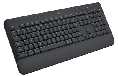 Produktbild von Logitech Signature K650 - Tastatur - kabellos - Bluetooth 5.1 - QWERTY - US International - Graphite
