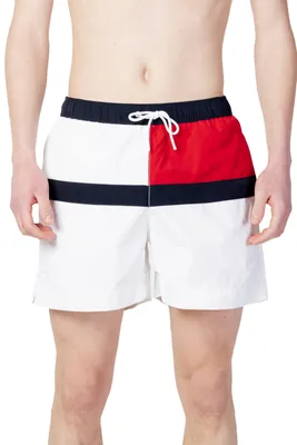Produktbild von TOMMY HILFIGER Herren-Boxer-Swimmingpool-Bademode mit elastischem Bund und externem Kordelzug Artikel UM0UM02744 Medium, S, Poliestere 100%