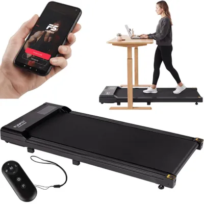 Zdjęcie produktu dla Bieżnia elektryczna walking pad domowa kompaktowa przenośna 100kg Bluetooth FUNFIT kompaktowa, do domu, biura i pracy zdalnej