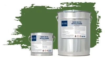 Produktbild von Wixx 2K PolyurethanMetallfarbe - RAL 6010 | Grasgrün - 5L