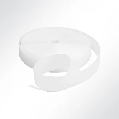 Produktbild von Lysel® Klettband zum Schweißen HF weiß Hakenband Breite 38mm VE 16 Meter