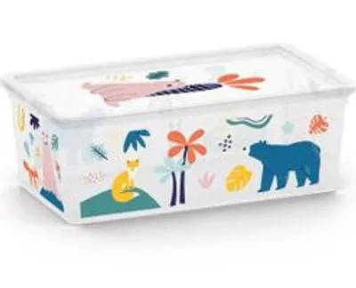 Immagine prodotto di C-Box con coperchio - Taglia XS - Animali selvatici - 6 L