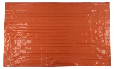 Produktbild von Notfalldecke, winddicht, wasserdicht, thermisch, für Outdoor, Camping, Wandern, Orange