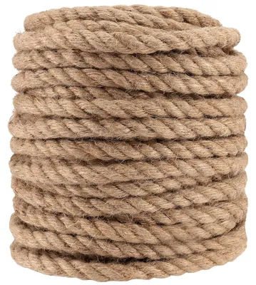 Produktbild von Natürliches Jutegarn, 50 Meter lang, ideal für Bastelarbeiten und Gartenarbeit