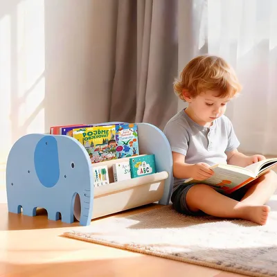Produktbild von Kinderregal, Holz Bücherregal, 37 cm, für Kinderzimmer