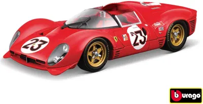 Produktbild von Bburago 1:24 Ferrari Racing MODEL KIT – 330 P4 Daytona 1967 – Nr. 23
