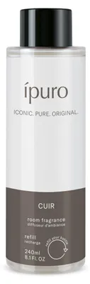 Produktbild von ipuro Classic Refill CUIR Raumduft 240ml - Nachfüller mit Leder & holzigen Duftn