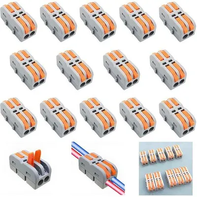 Zdjęcie produktu dla Zestaw elektrycznych zacisków (14 sztuk)
