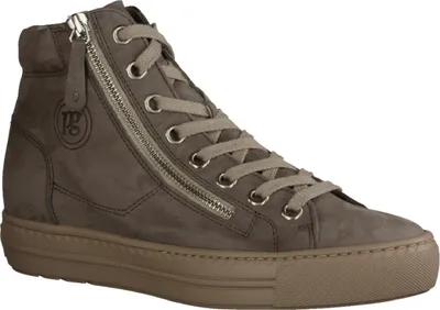 Produktbild von Paul Green 4024266 Damenboots, Leder, Taupe (Beige), modische Boots - Damenschuhe Modische Stiefelette / Boots, Beige, leder (royal nubuk), absatzh&oumlhe: flach