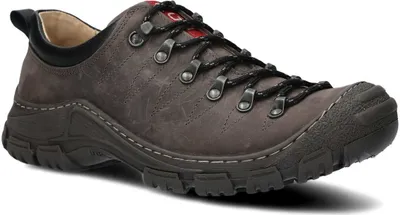 Produktbild von NAGABA Wanderschuhe Herren Trekkingschuhe Männer Echtleder Graphit, 45