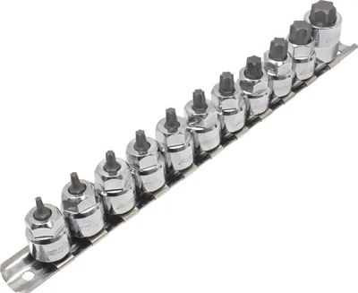 Obrázok produktu pre Sada Torx bitových kľúčov T10 - T60 3/8'' 11ks