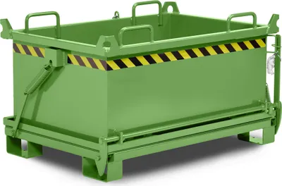 Produktbild von RR Industrietechnik Klappbodenbehälter Typ RBB-50 910x1370x770mm 500dm³ RAL 6011 Resedagrün