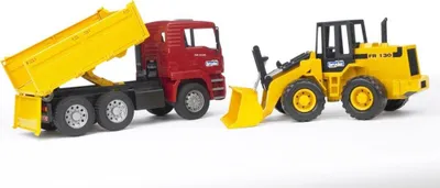 Image de Véhicules de chantier - MAN nákl. voiture et excavateur - ARCH.