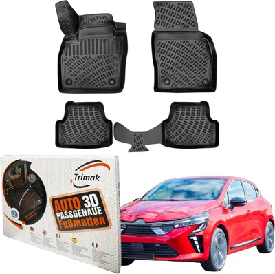 Produktbild von Trimak Autofußmatten kompatibel mit Mitsubishi Colt 7.Gen ab 2023 Auto Allwetter Gummimatten