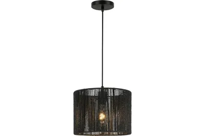 Produktbild von GTV - Deckenleuchte FORESTO, 5956, AC220-240V, 50/60Hz, 1*E27, max.40W, ø 29 cm, schwarz