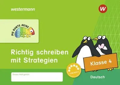 Immagine prodotto di DIE BUNTE REIHE - Deutsch. Klasse 4. Richtig schreiben mit Strategien