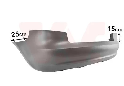 Produktbild von VAN WEZEL Heckstoßstange Stoßfänger Hinten für AUDI A3 Schrägheck (8P1)