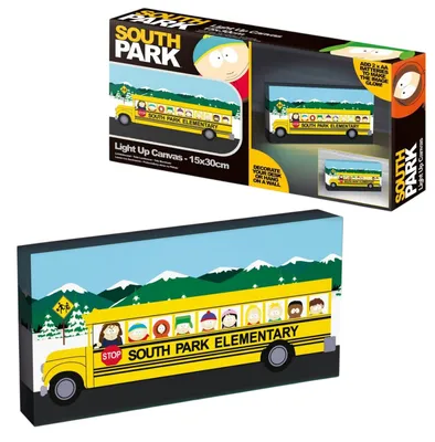 Image de South Park - « School Bus » Boîte aux lettres lumineuse PM13176 (15,5 cm x 4 cm x 30,5 cm) (jaune/multicolore)