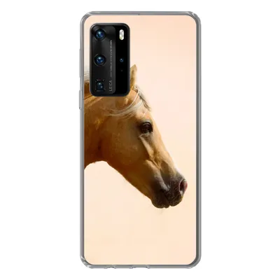 Produktbild von MuchoWow® Handyhülle Schutzhülle Hülle für Huawei P40 Pro Pferd - Licht - Luft Silikon Softcase Handy Hülle - Schutz