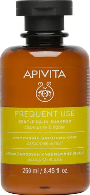 Image de Apivita Frequent Use Gentle Daily Shampoo shampooing shampooing nourrissant pour usage quotidien 250 ml
