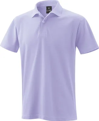 Produktbild von Herren Poloshirt Fb. flieder Gr. L : 65% Baumwolle 35% Polyester 220 g/m² : flieder : L