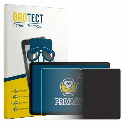 Produktbild von BROTECT Sichtschutzfolie für Whitedeer WHTG1301 10.1" Anti-Spy Privacy Sichtschutz Blickschutz Folie Blaulicht-Schutz