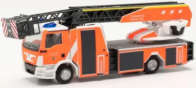 Produktbild von MAN TGM ROSENBAUER mit Drehleiter Feuerwehr GRAEFELFING, HER096867, Maßstab1/87, HERPA
