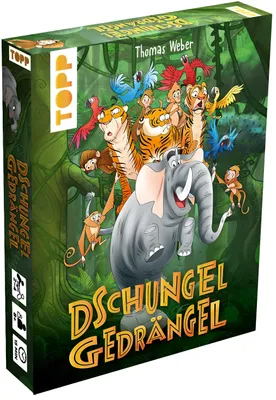 Produktbild von Dschungelgedrängel - Das Kartenspiel für tierischen Tumult