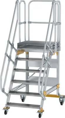 Image de Escalier à plateforme en aluminium mobile 60° 300726