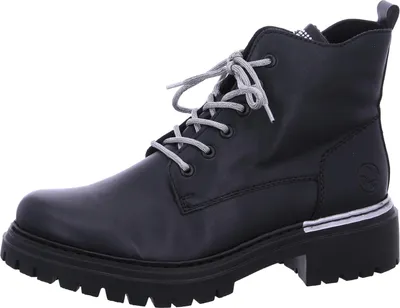 Produktbild von Rieker Damen Stiefelette Biker Boot mit Strass und Blockabsatz 72620, Größe:39 EU, Farbe:Schwarz