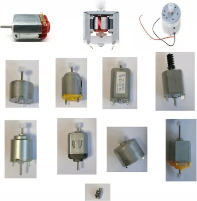 Produktbild von Getriebe 12x 3 / 3.7 / 6V Mini 130 Micro Motor Getriebe Runde kleine Motor Spielzeug NIU