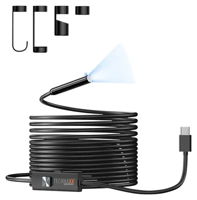 Produktbild von TECHNAXX USB-C Endoskopkamera TX-386, mit Licht