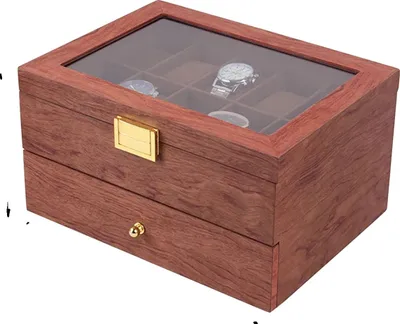 Immagine prodotto di Portaorologi, 20 scomparti, design elegante, legno, 20
