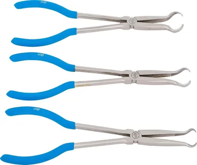 Productafbeelding van Set bougiestekker-ringpunttang 3-dlg – Perfect voor het veilig uittrekken van bougiedoppen