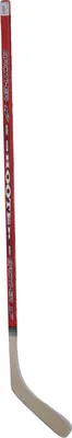 A hockey stick against a white background.