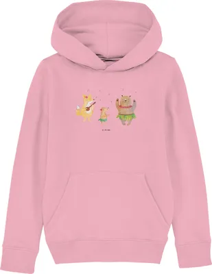 Produktbild von Mr. & Mrs. Panda Kinderpullover Waldtiere Aloha 12-14 Jahre (152/164) - Baumwolle Pink - Geschenk, Sweatshirt, Lustige Sprüche, Sweater, Pullover, Wald, Igel, Pulli, Hoodie