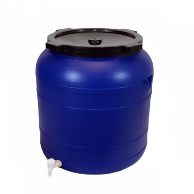 Produktbild von Wassertank Fass Frischwassertank Wasserspeichertank Behälter 150 Liter blau