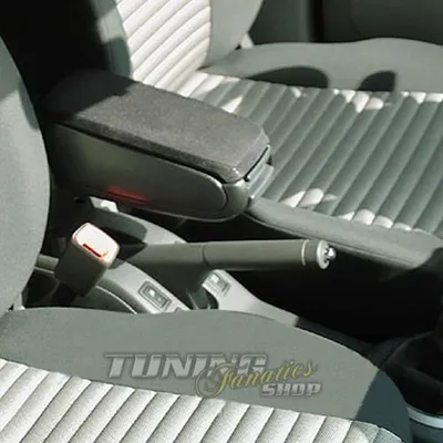 Armlehne Mittelarmlehne MAL Stoffbezug SCHWARZ für Fiat Sedici ab 2006 – Produktansicht
