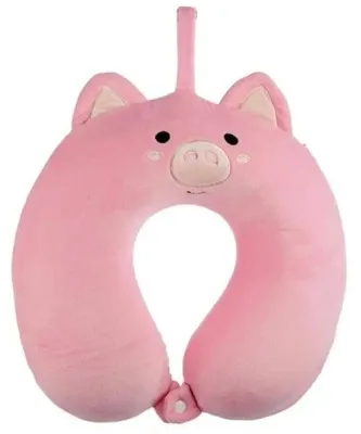 Immagine prodotto di Cuscino da viaggio Maialino Adoramals Relaxeazz - Puckator
