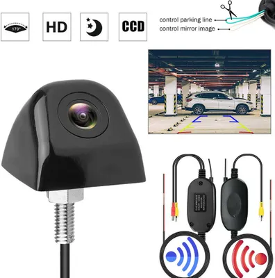 Obrázok produktu pre 2.4G Bezdrôtová automobilová kamera predný spätný pohľad Camcorder Infračervené nočné videnie Zálohovanie čierna