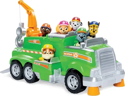 Obrázek produktu pro Tlapková patrola Rocky Velký recyklovací vůz se 6 figurkami.