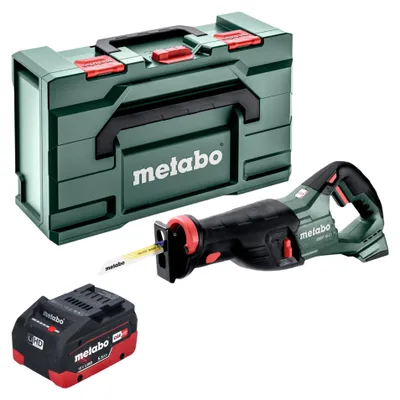 Obrázok produktu pre Akumulátorová priamočiara píla Metabo SSEP 18 LT 18 V 32 mm + 1x LiHD akumulátor 5,5 Ah + metabox - bez nabíjačky