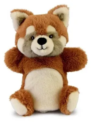 Productafbeelding van Doudou: Verhaal van een Beer. Pluche panda, rood, 24 cm