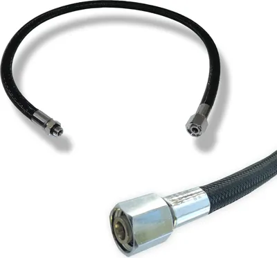 Produktbild von Miflex Mitteldruckschlauch 3/8' schwarz 56 bis 210cm, Größenauswahl:210 cm