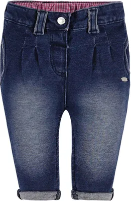 Produktbild von Kanz Mädchenjeans mit größenverstellbarem Bund, 3/4-Länge, blau, Gr. 62