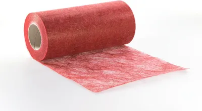Produktbild von Sizoflor Tischläufer in Rot, 20 cm x 25 m für Hochzeiten und Weihnachten